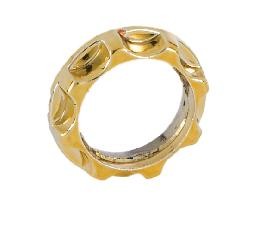 Lamp brass finish ring for - b&p,