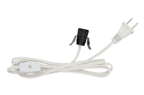 Single clip light socket - single,
