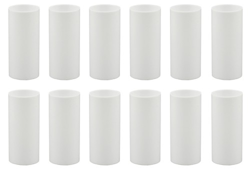 Inch white plastic candle - 2,