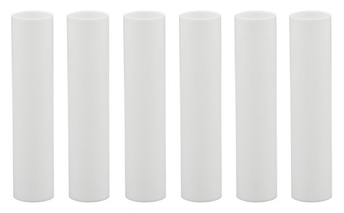 Inch white plastic - white, candle